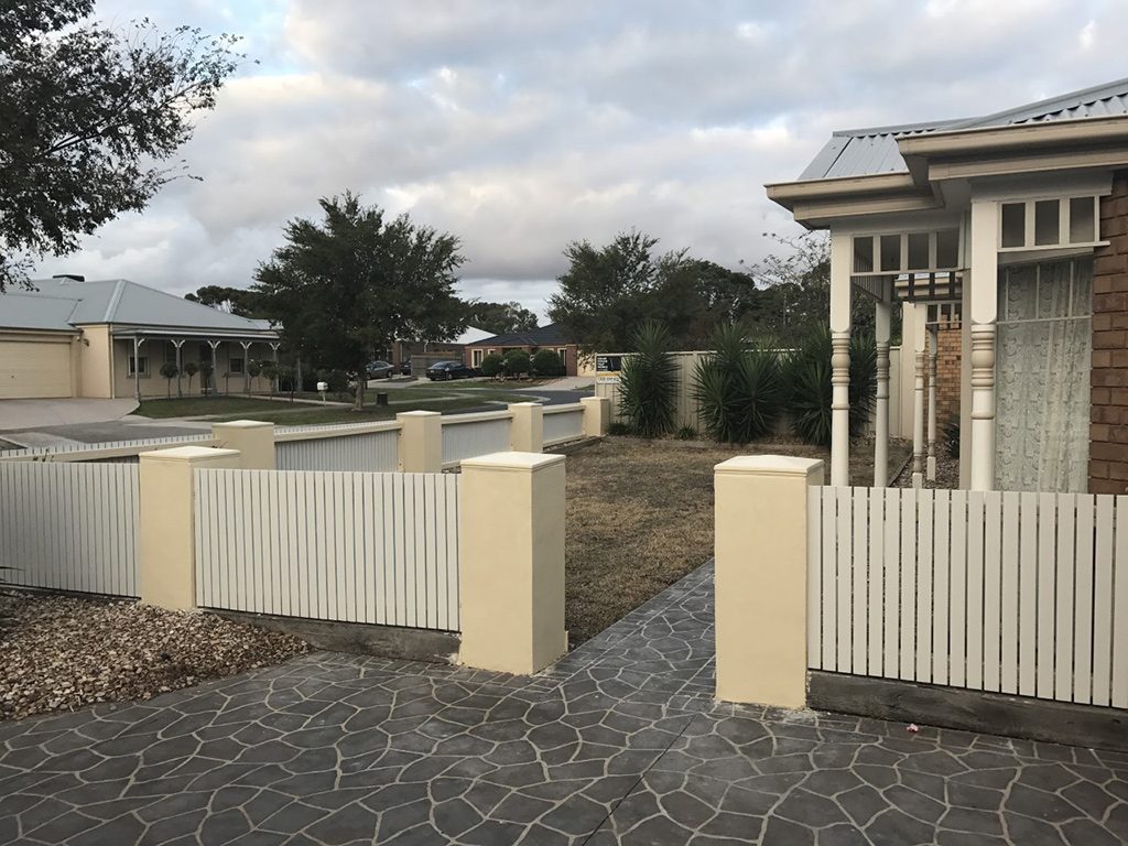 Front Fence After